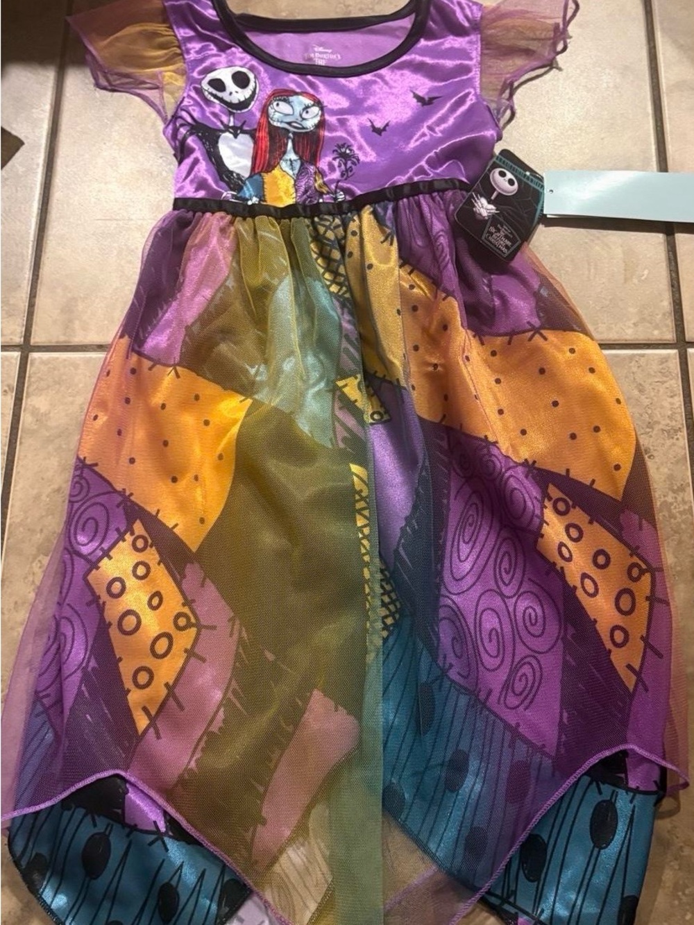 Nightmare before Christmas sally nightgown 4/5 new